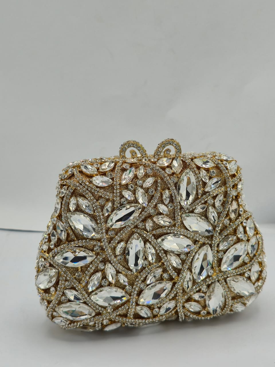 Crystal Embellished Evening Clutch