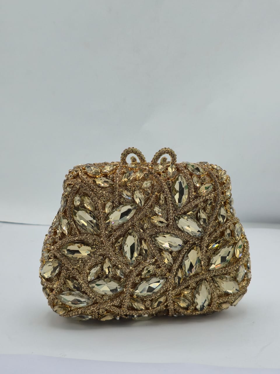 Crystal Embellished Evening Clutch