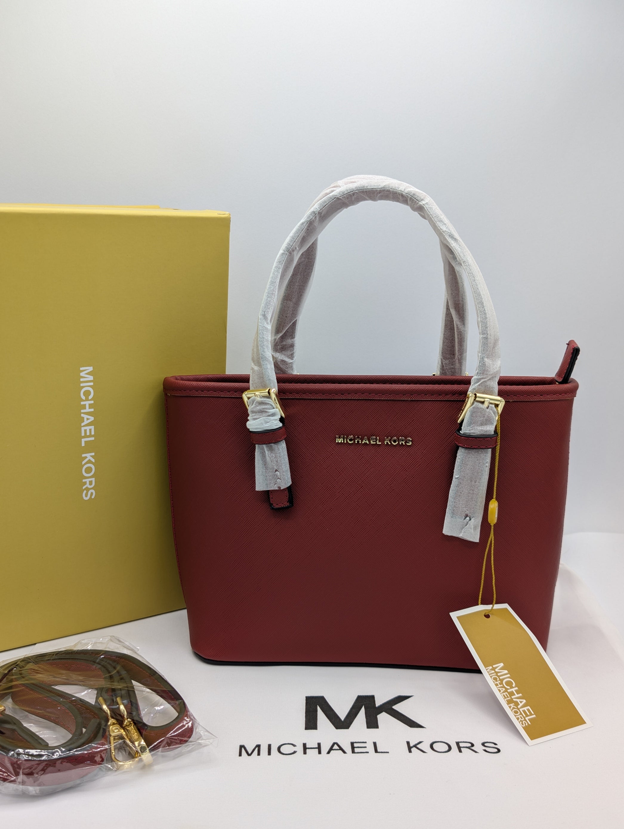 MK SMALL-SAFFIANO  TOTE
