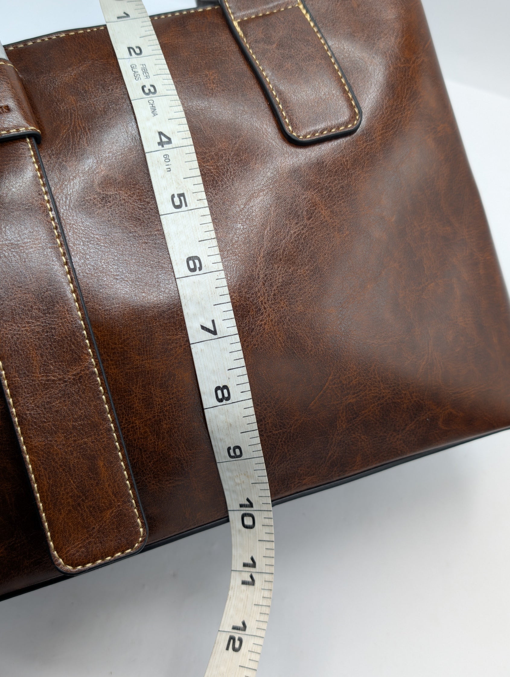 Brown Leather Satchel/Tote