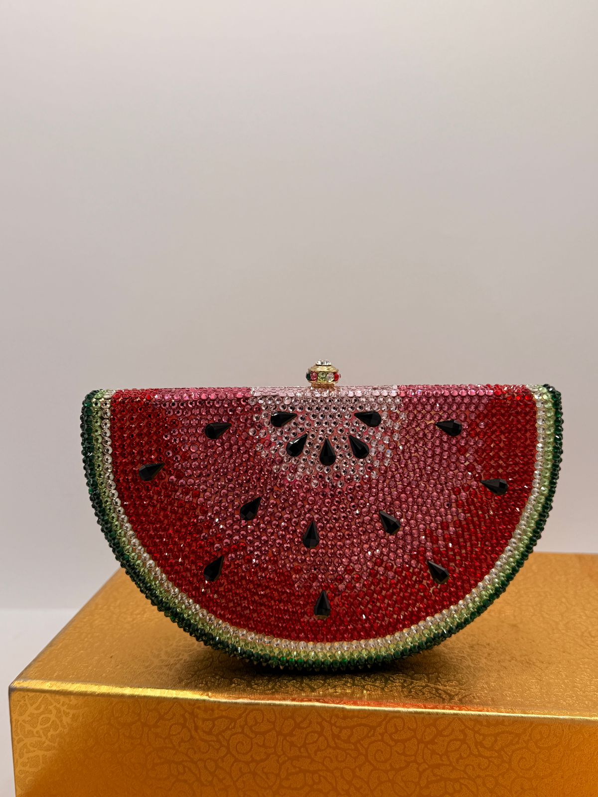 Watermelon Crystal Clutch Bag