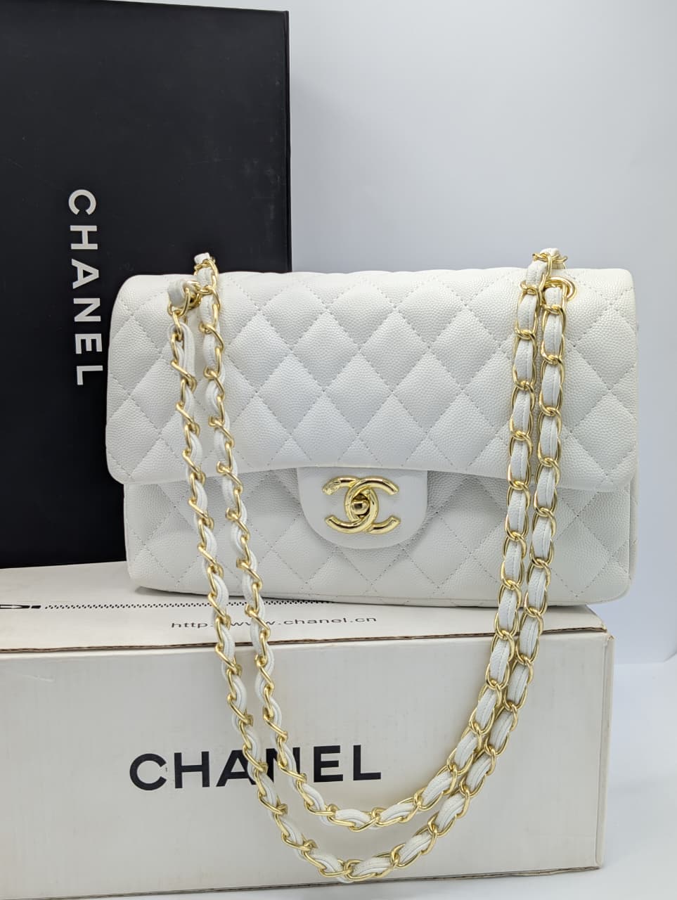 Chanel Quilted Caviar Flap