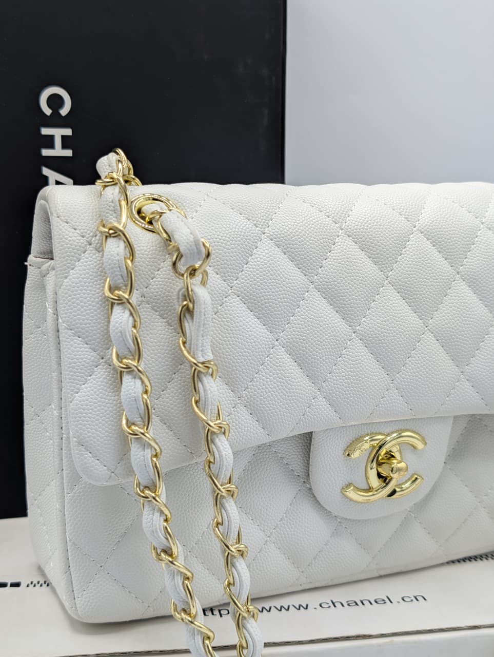 Chanel Quilted Caviar Flap