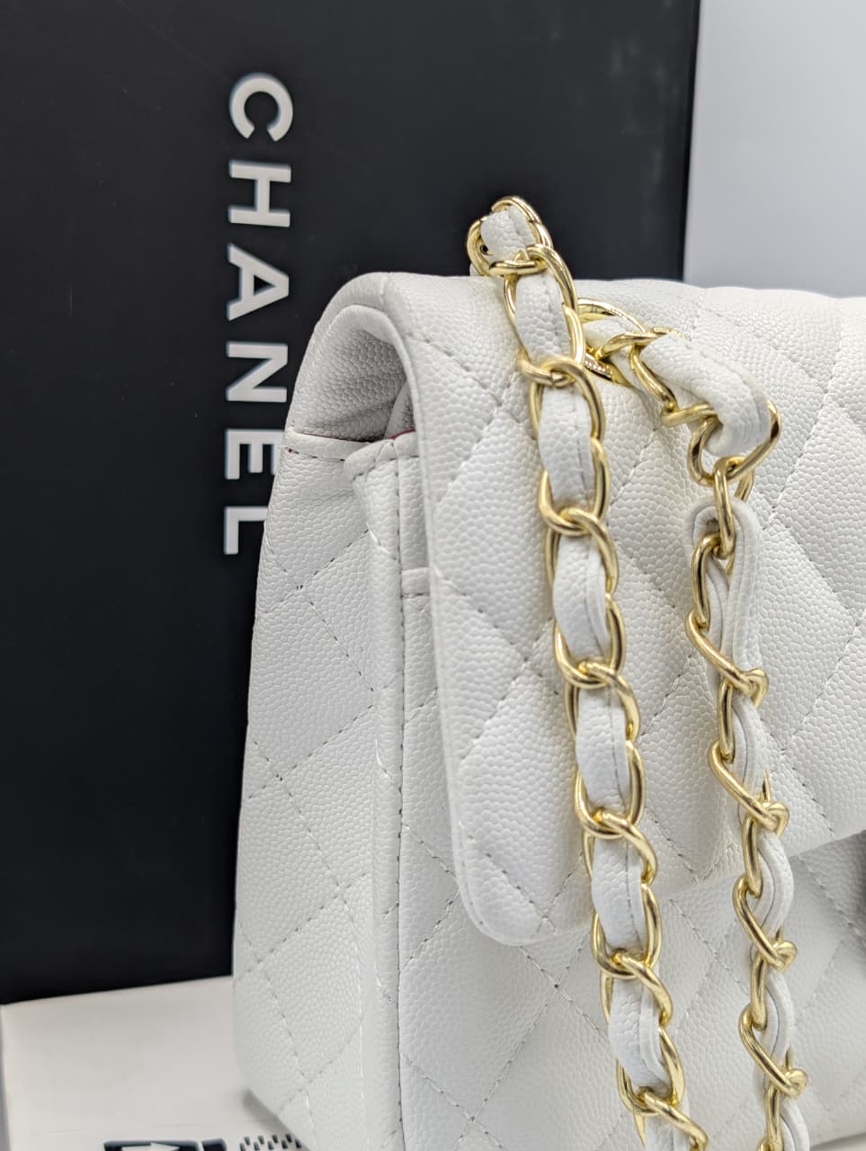 Chanel Quilted Caviar Flap