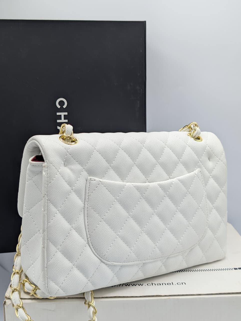 Chanel Quilted Caviar Flap